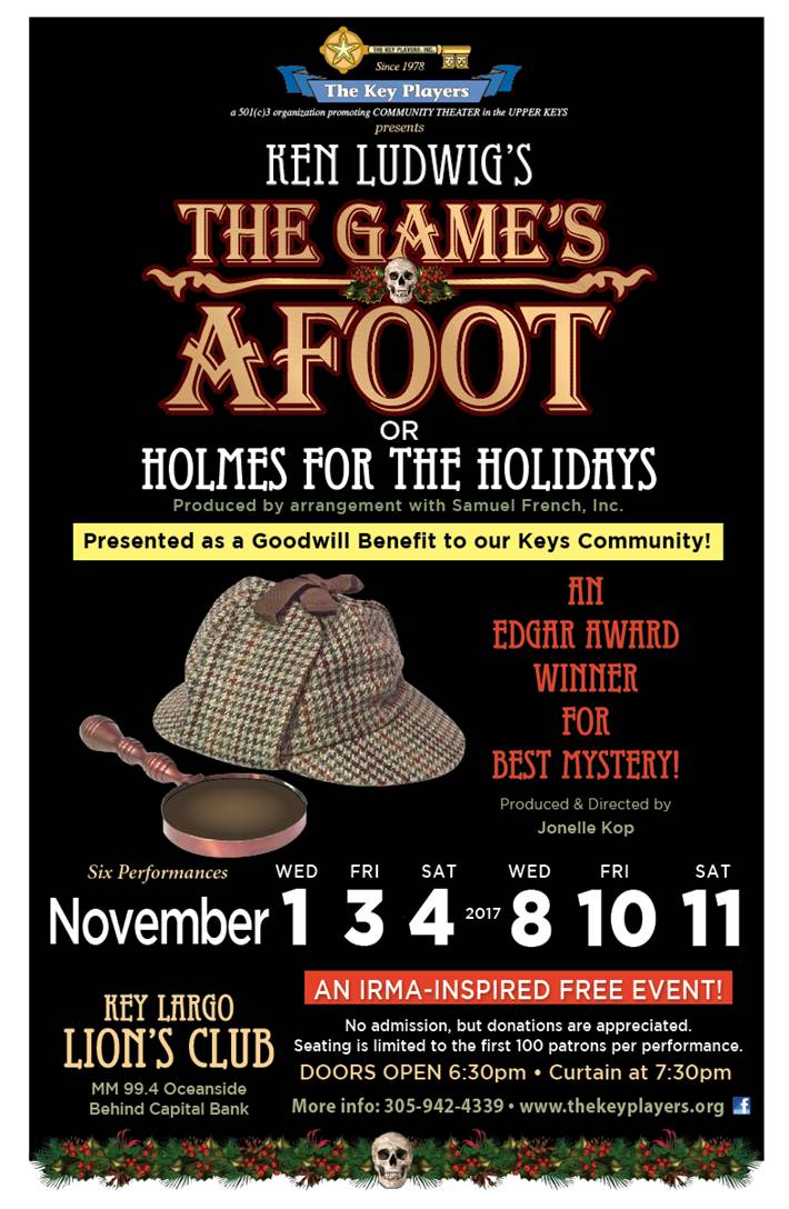 the game's afoot poster